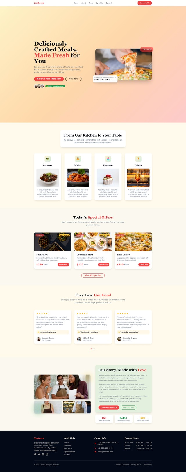Restaurant Template