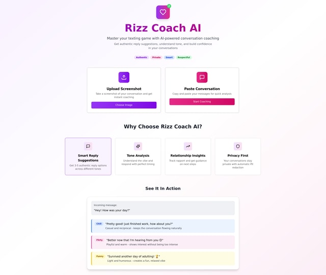 Rizz Coach AI