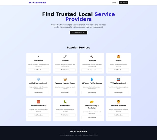 Service Marketplace MVP