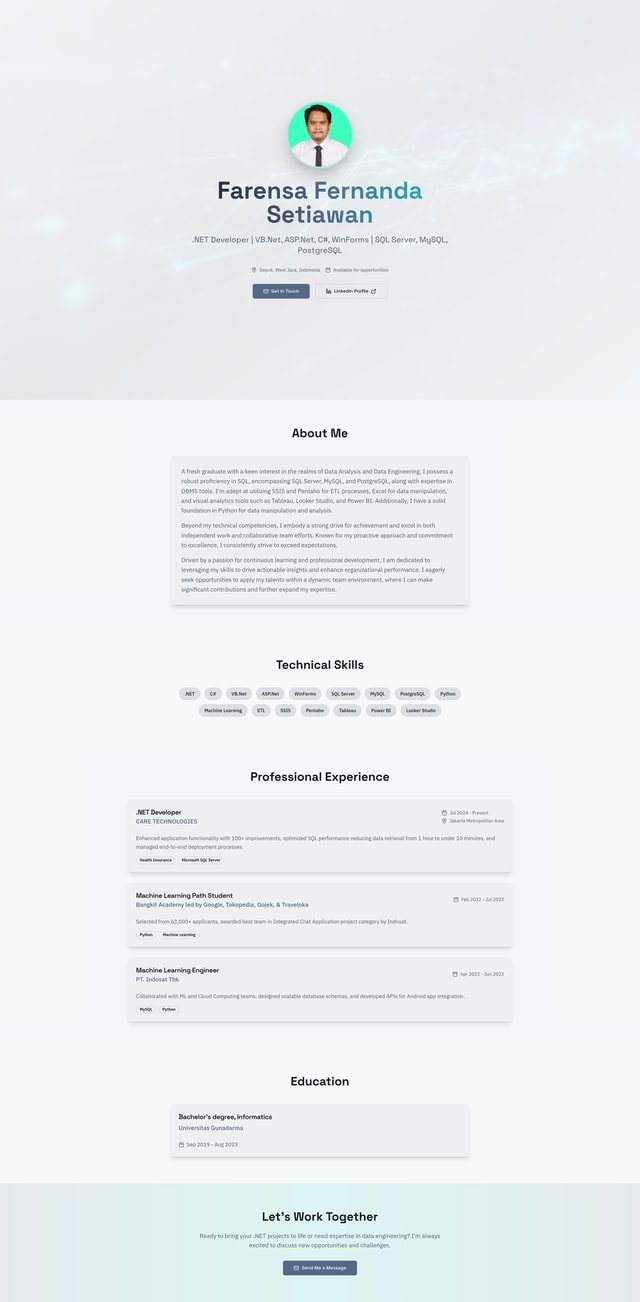 Website From LinkedIn