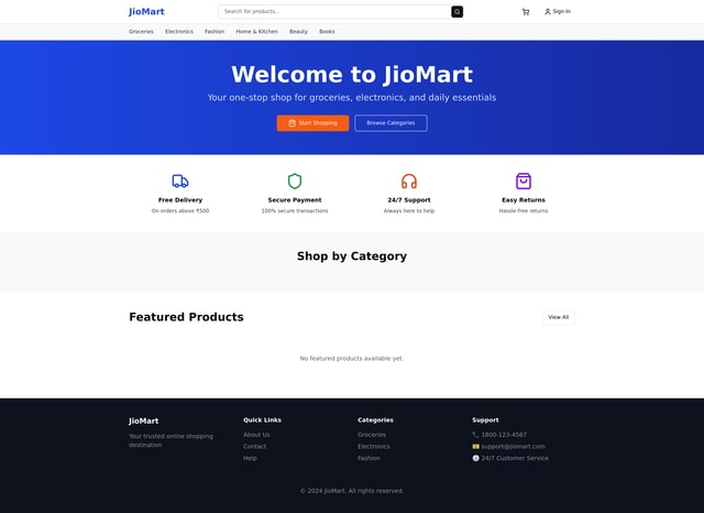 Jio Mart Alternative