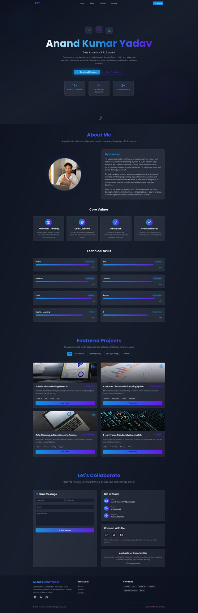 Portfolio Requirements