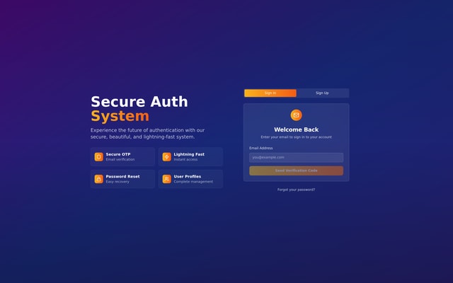 MERN Auth System