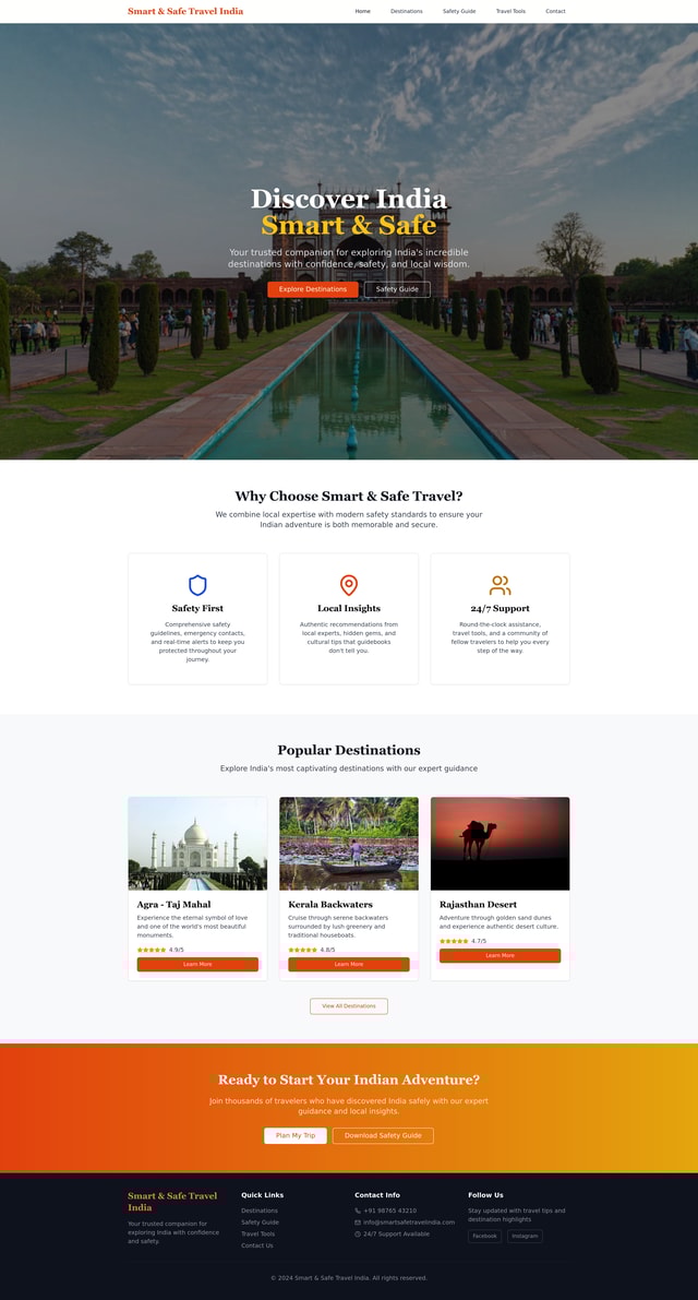 Travel India Site