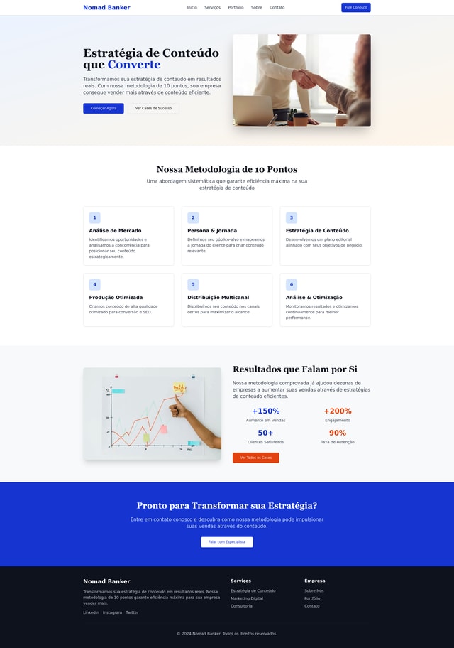Nomad Banker Site