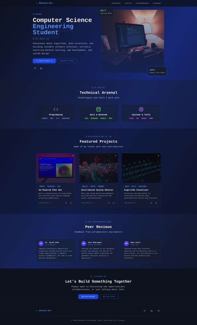 Portfolio Website Ideas