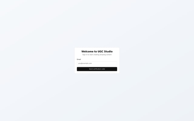 Simple UGC App