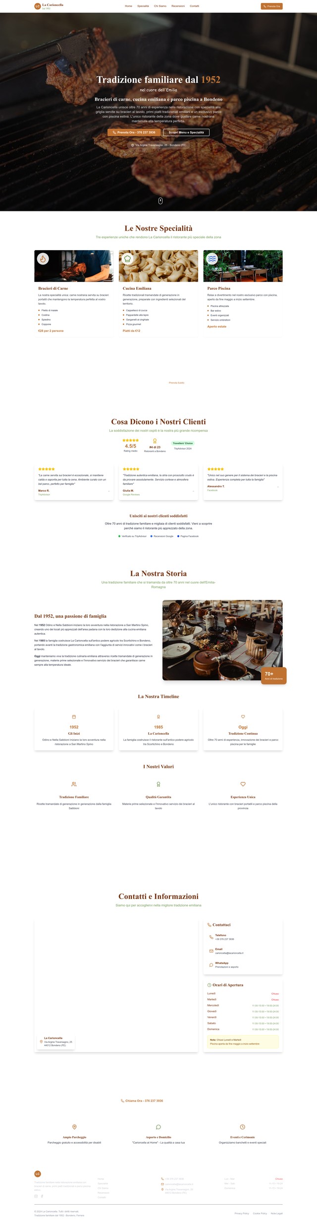 Carioncella Website Draft