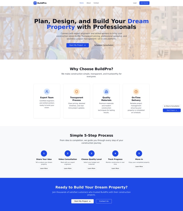 Construction Website