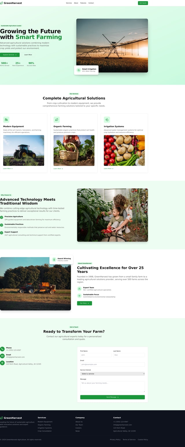 Agri Website