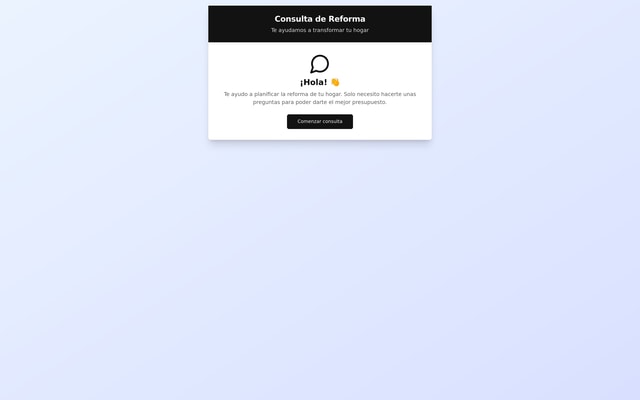 Reforma Chatbot Web