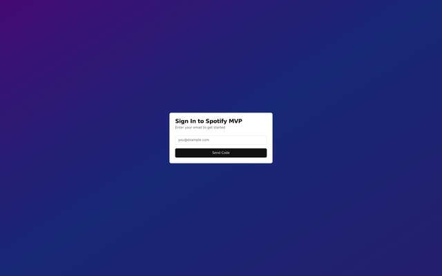 Spotify MVP