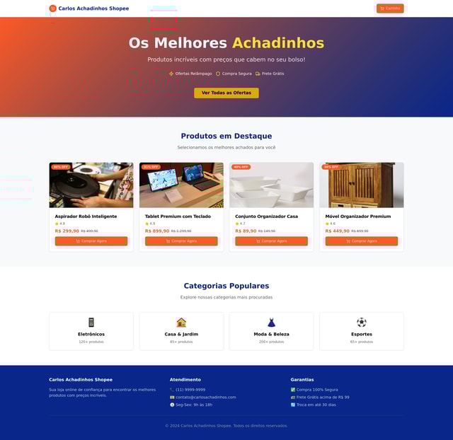 Carlos Achadinhos Site