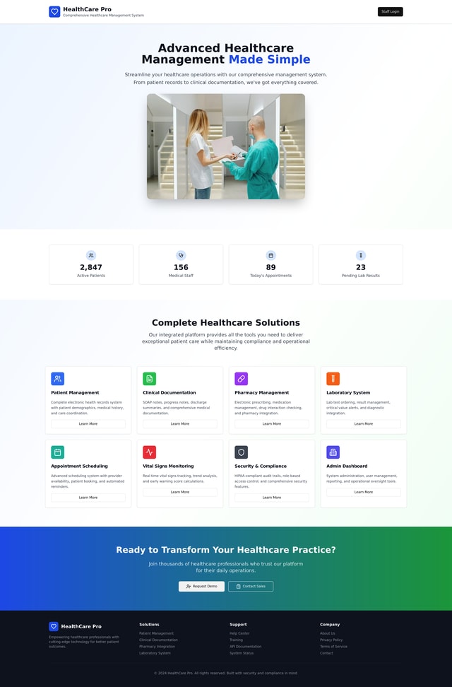 Healthcare Management System