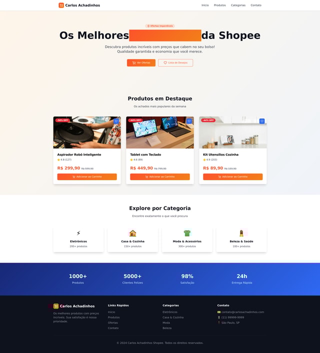 Carlos Achadinhos Site