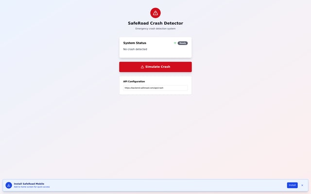 SafeRoad Mobile