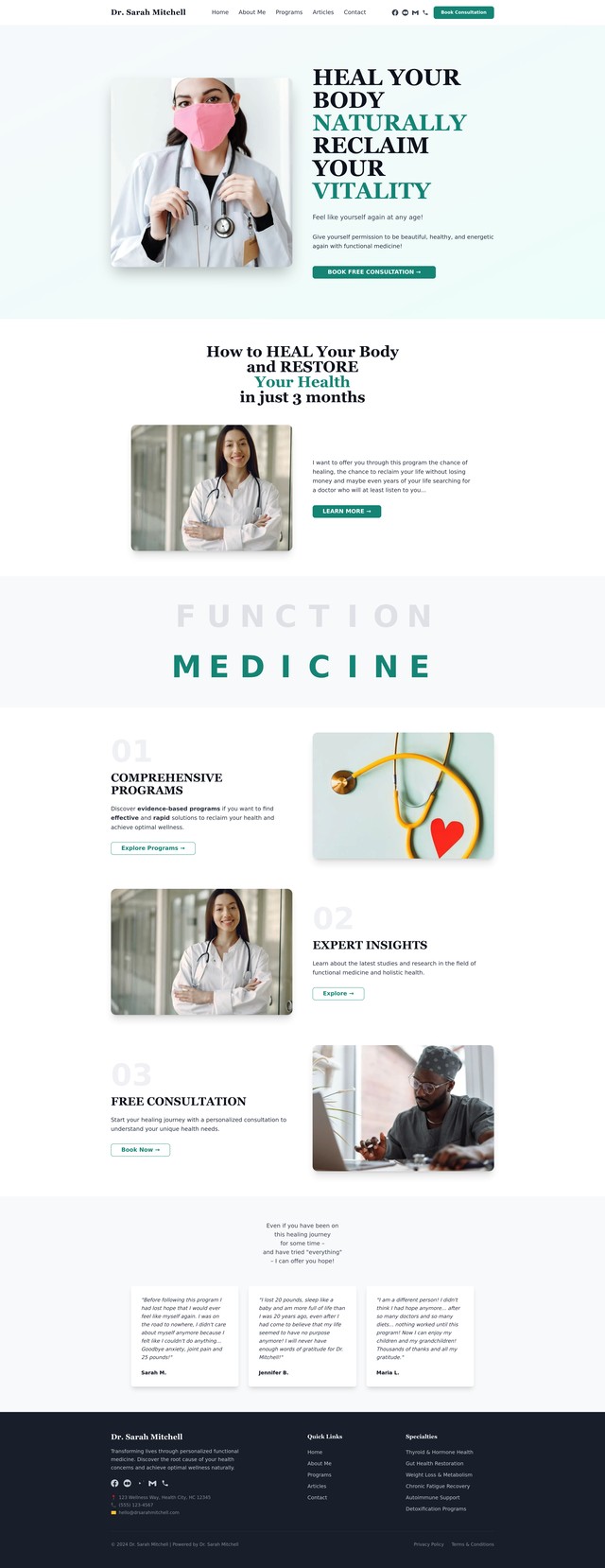 Website Functional Med