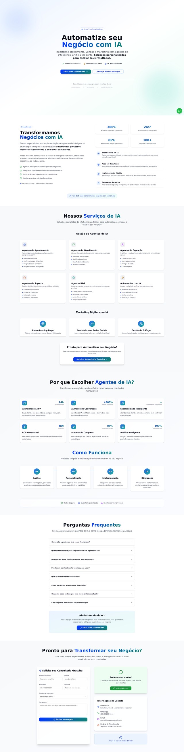 BravaIA Website Prompt