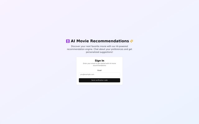 AI Movie Finder