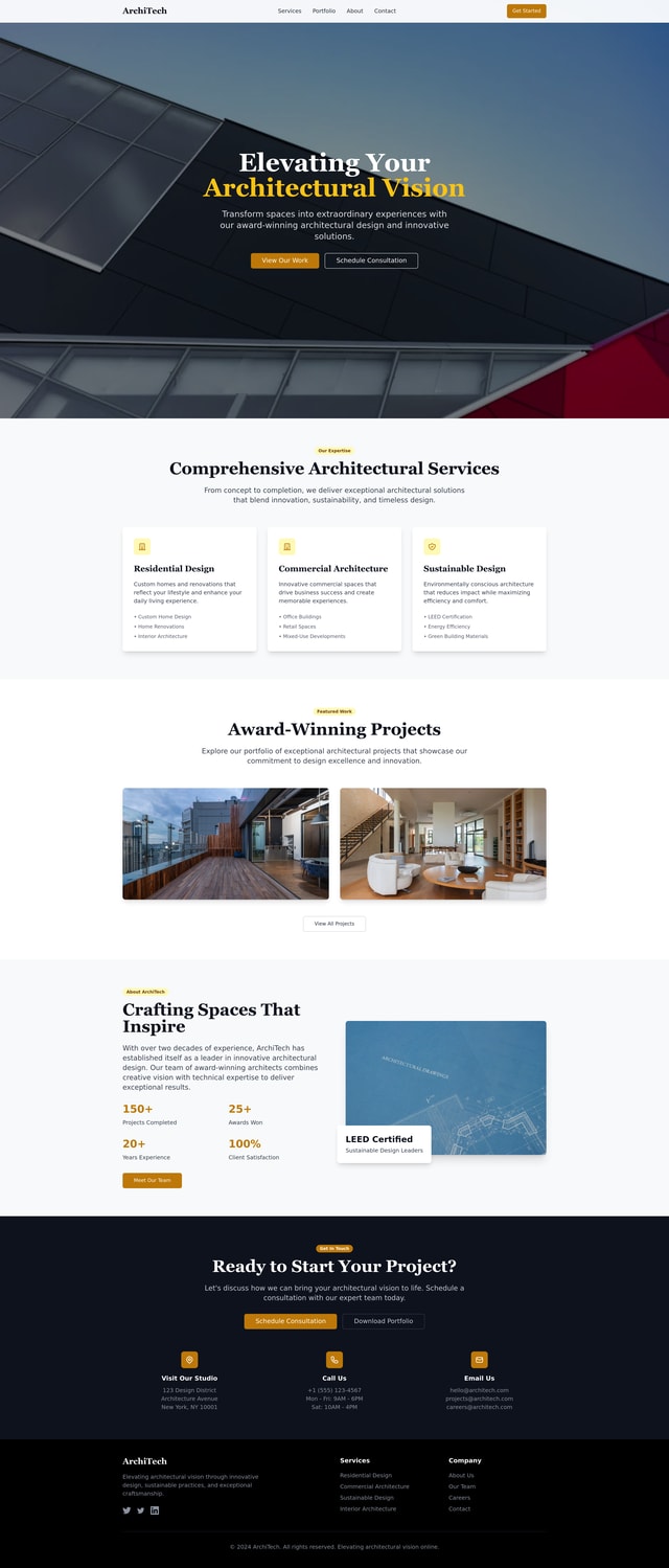 ArchiTech Websites
