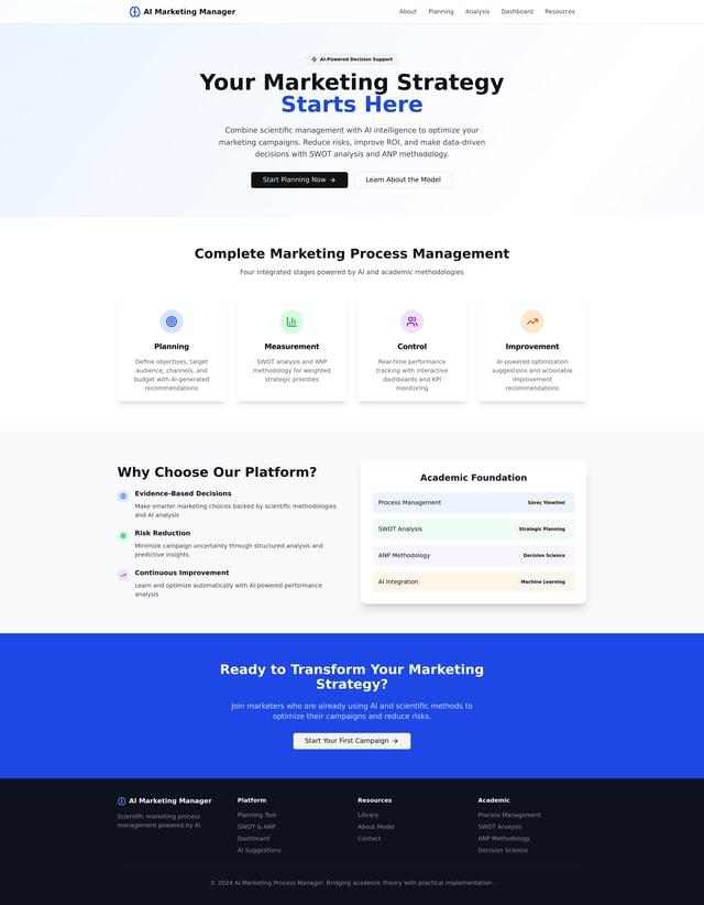 AI Marketing Platform