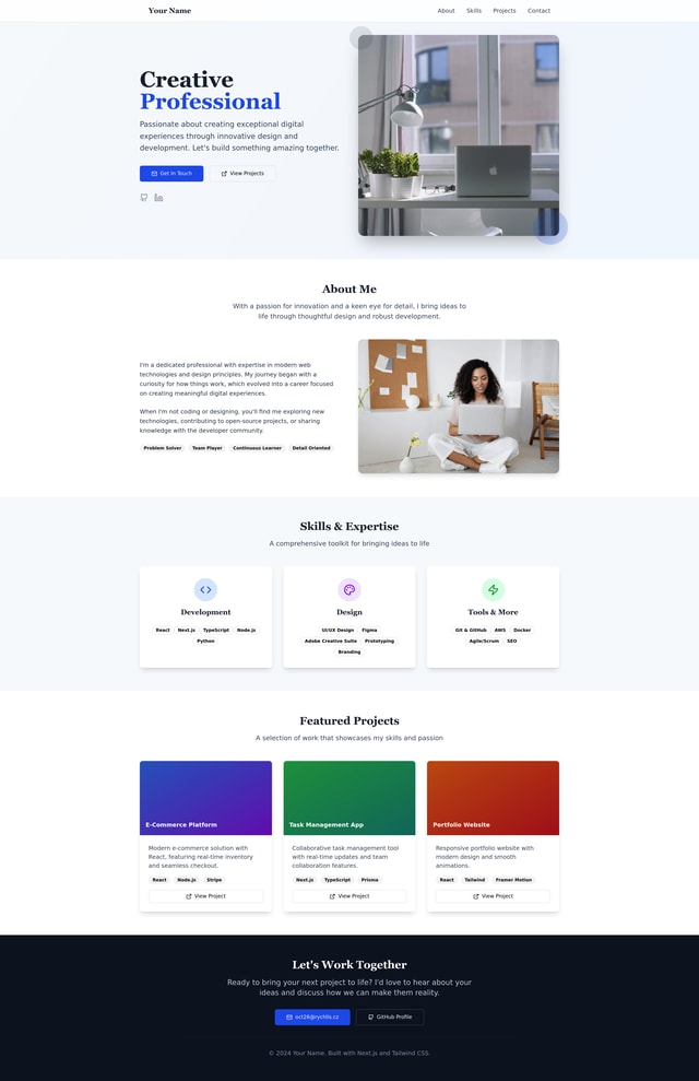 Personal Website Design