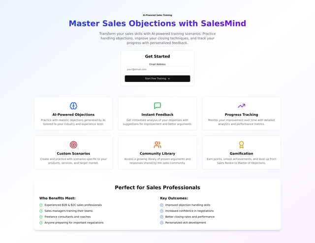 Sales Training App