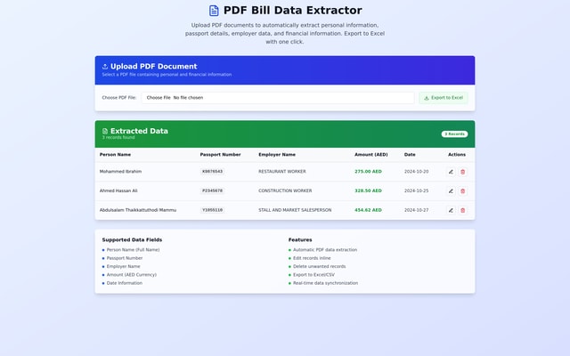 PDF Data Extraction