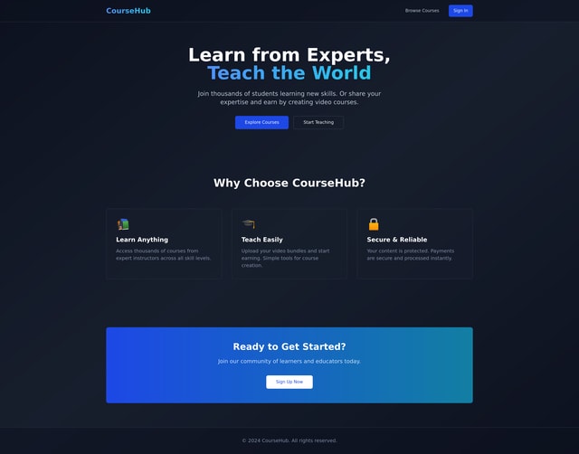 Course Platform Help