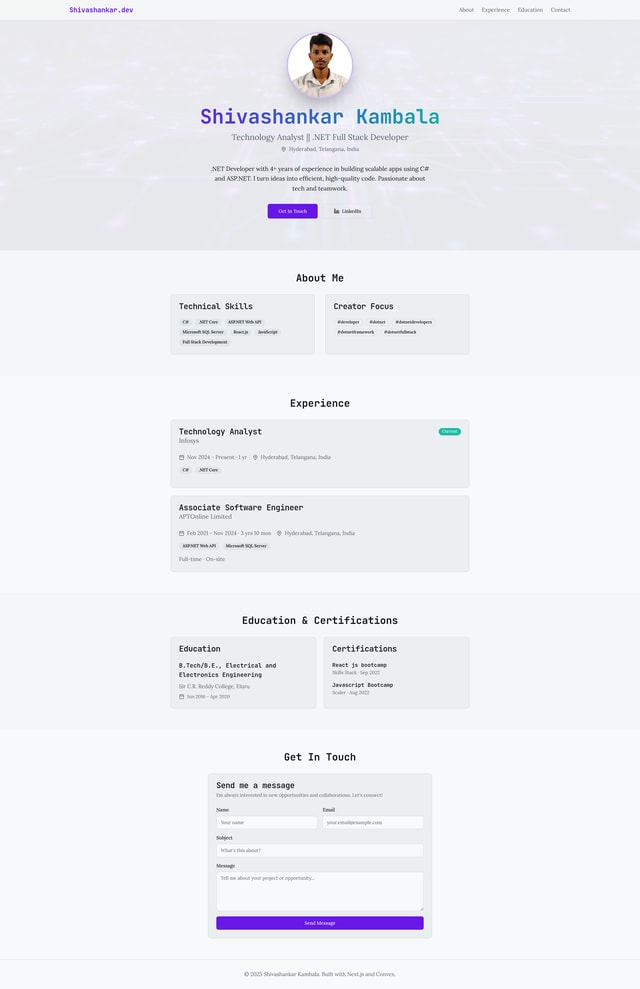 Website From LinkedIn