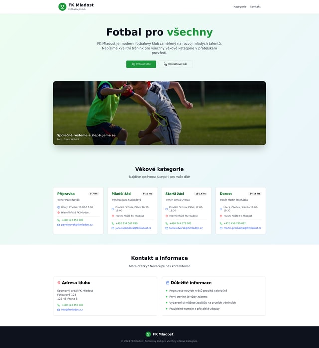 Football Club Web