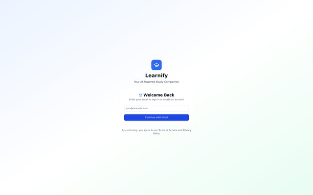 Learnify Web App