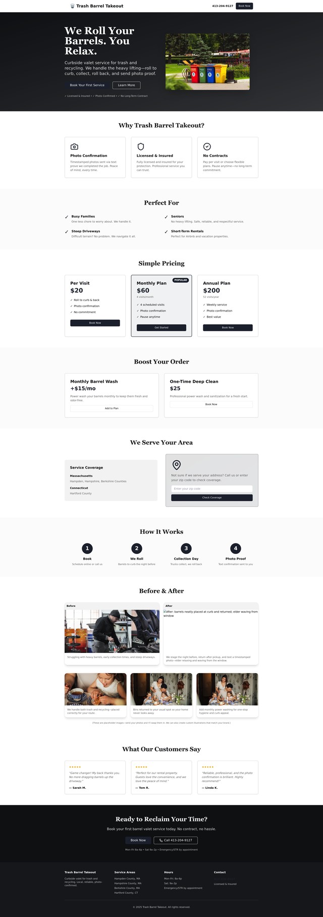 Trash Barrel Takeout