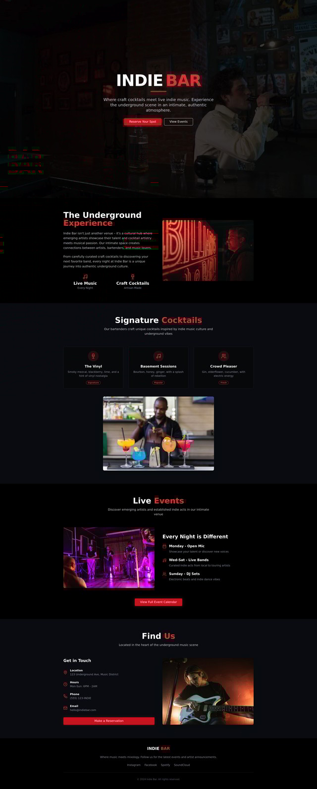 Indie Bar Promo