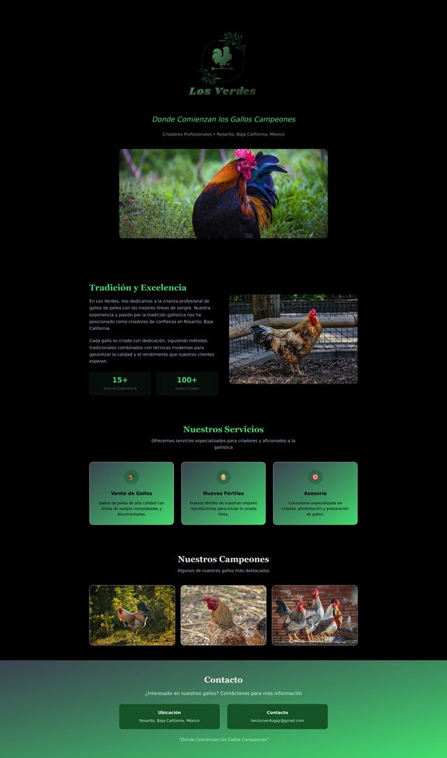 Champion Rooster Breeder