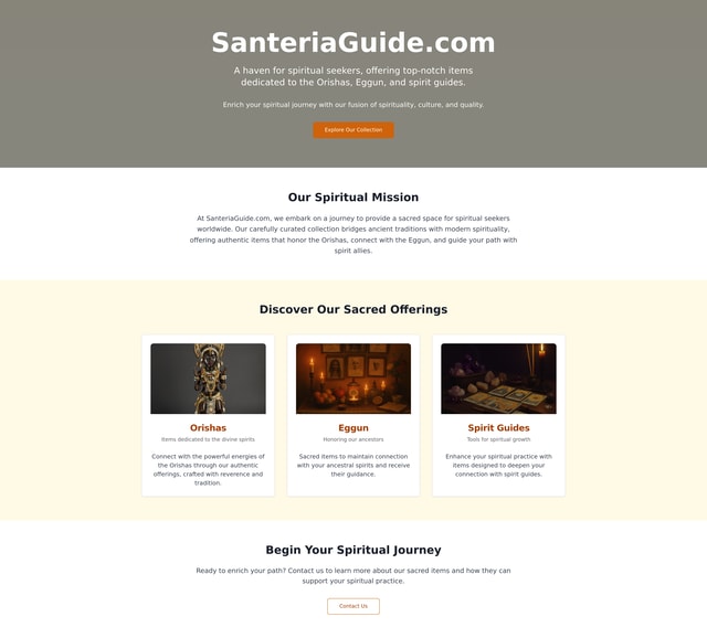 Santeria Spiritual Haven
