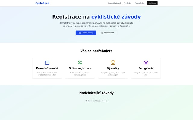 Cycling Event Platform