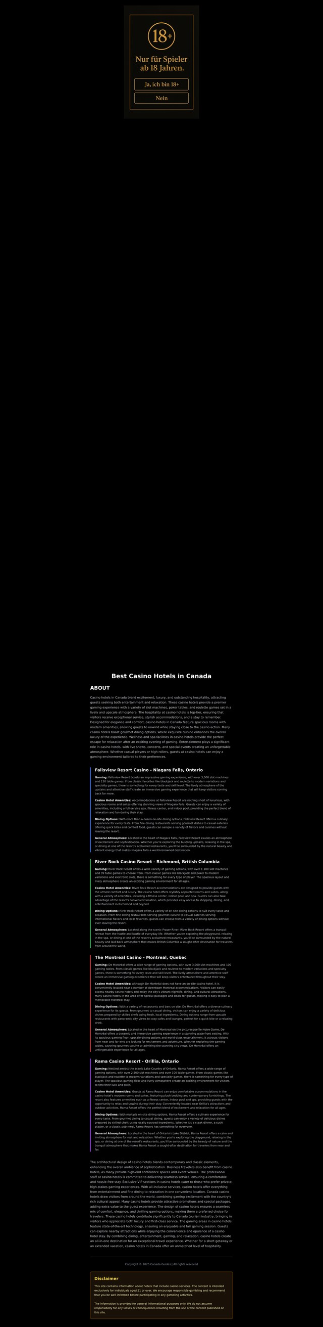 Casino Hotel Guide