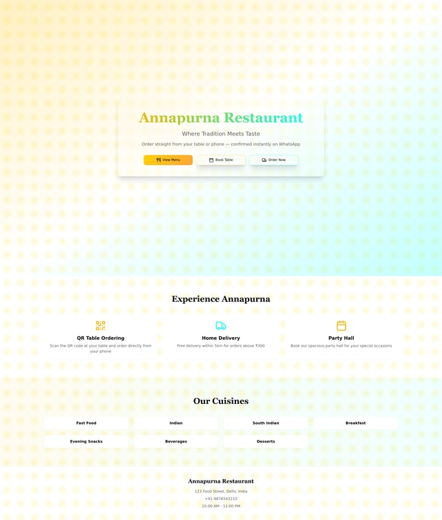 Annapurna Restaurant