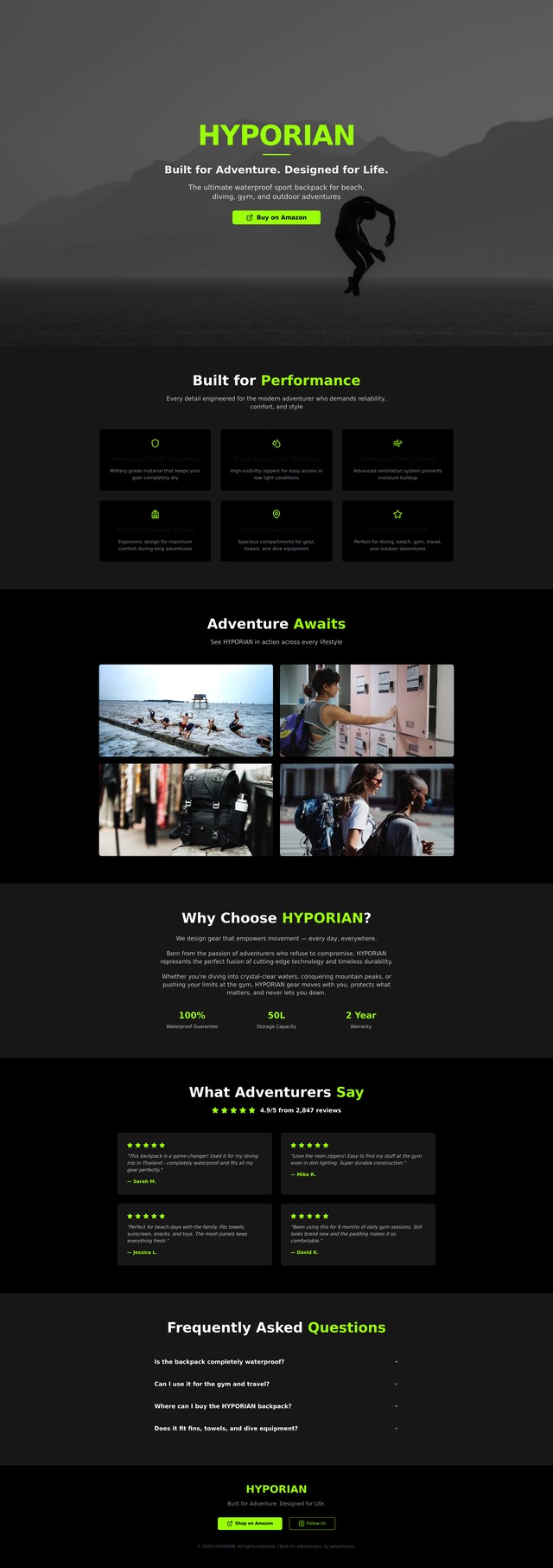 Hyporian Backpack Design