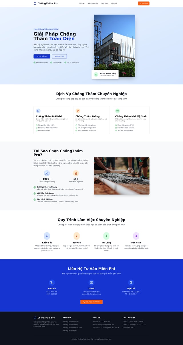 Waterproofing Website