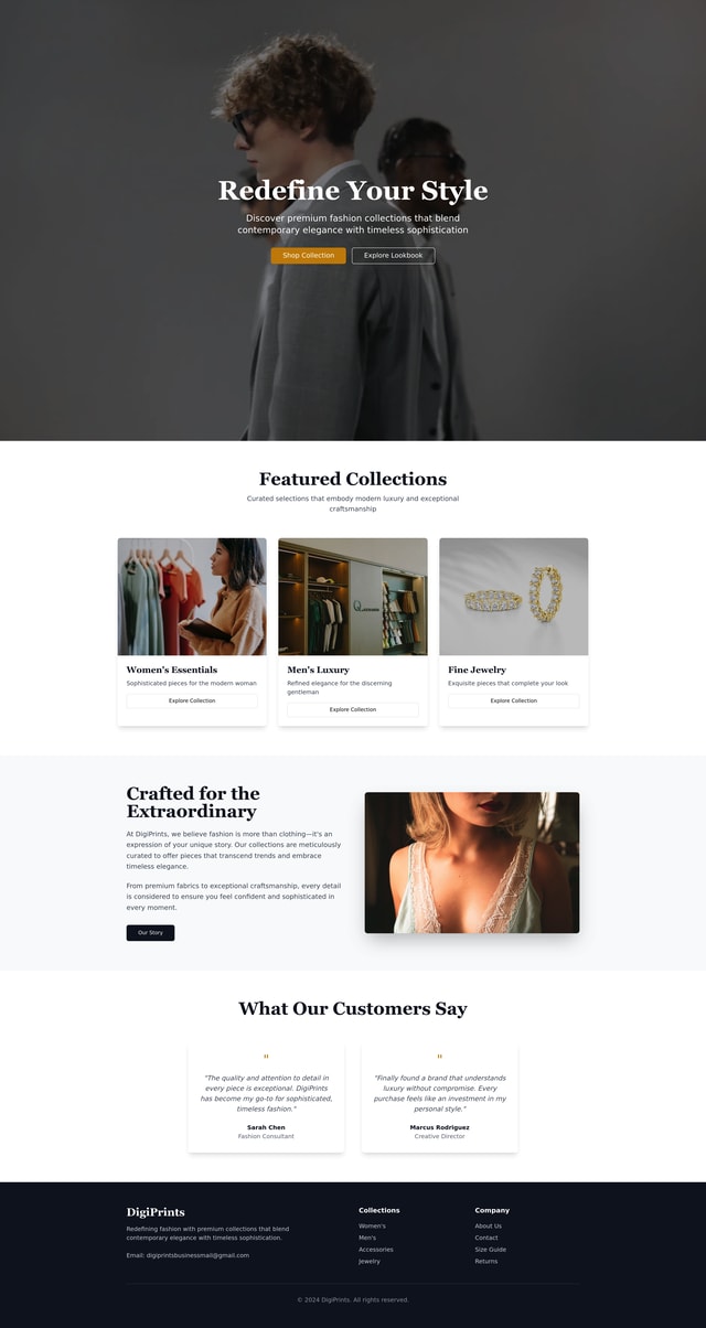 Landing Page