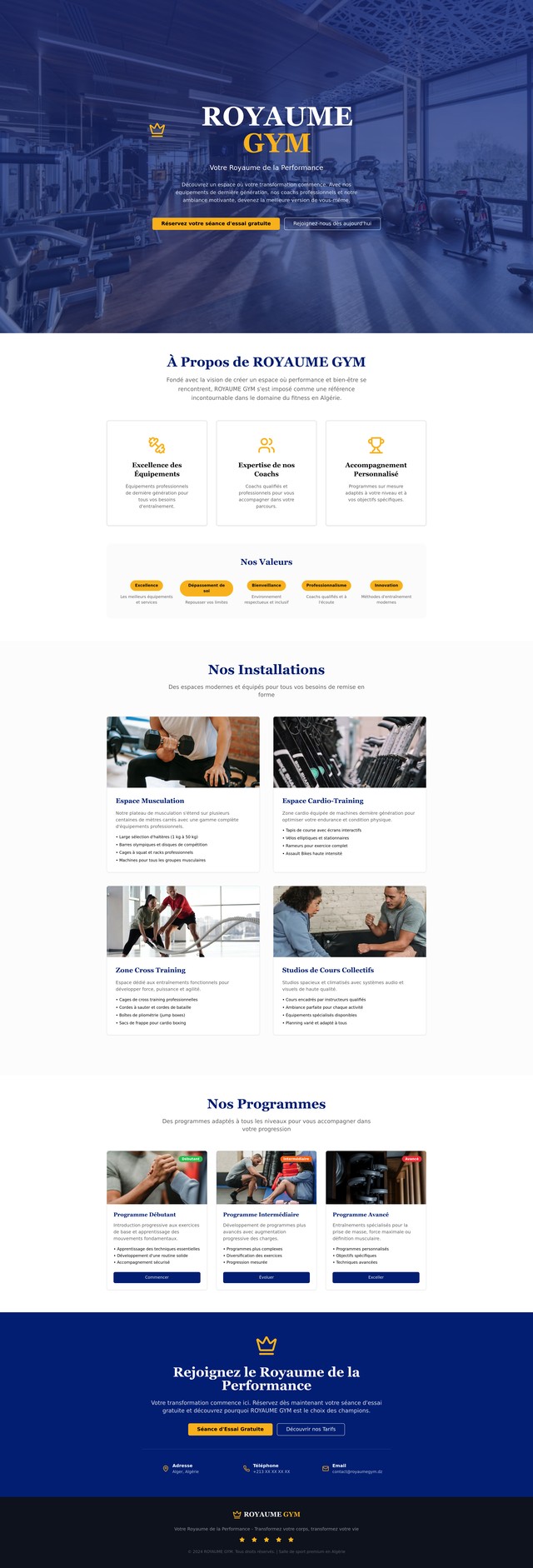 Royaume Gym Intro