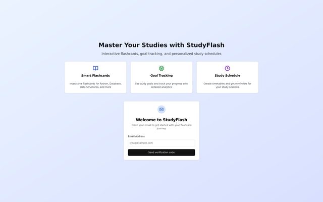Flashcard App Idea