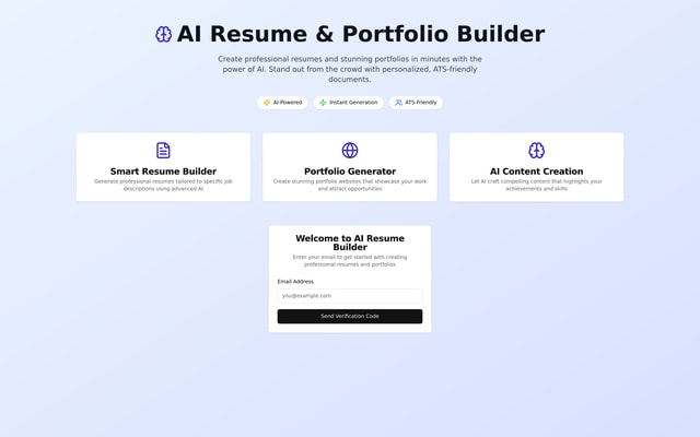 AI Resume Builder
