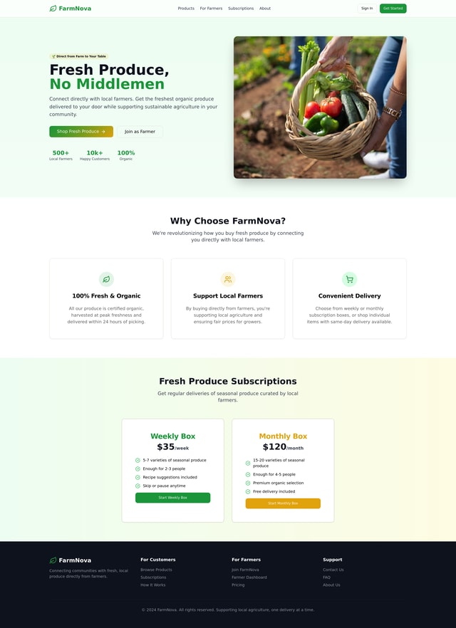 FarmNova Platform
