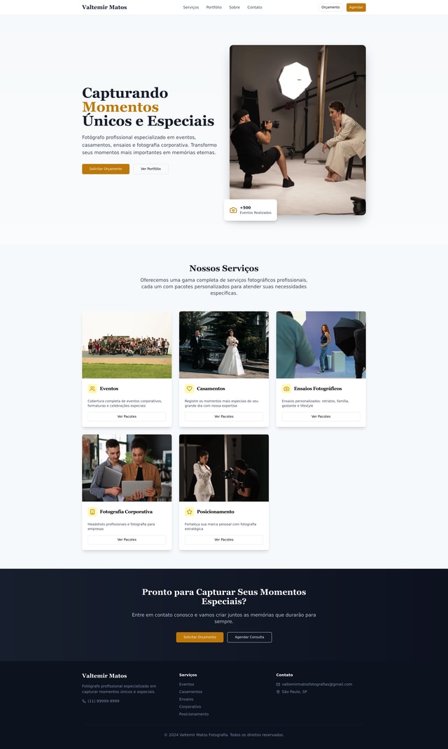 Website Photography Studio