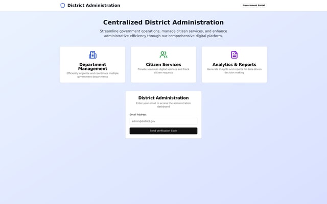 District Dashboard