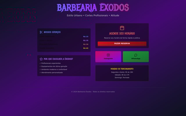 Êxodos Barber Shop