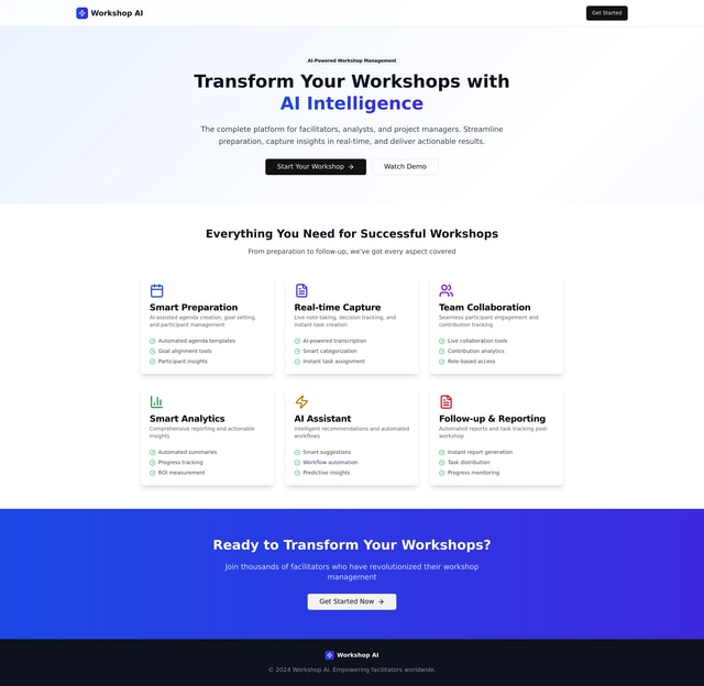 AI Workshop Assistant